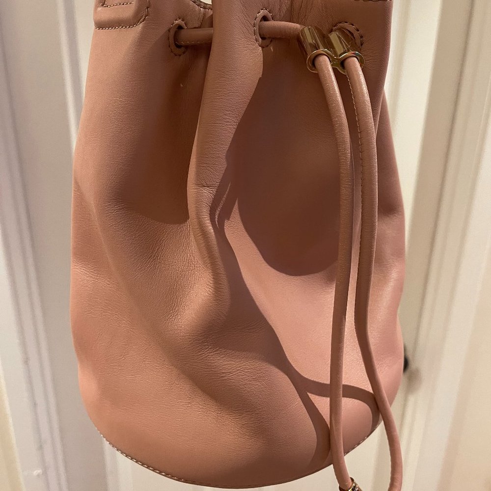 Alexander Wang Pink Leather Alpha Bucket Bag